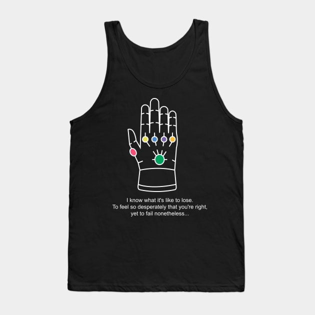Infinity gauntlet Tank Top by AndrewWest